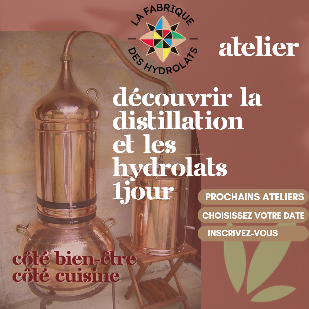 atelier distillation et découverte des hydrolats